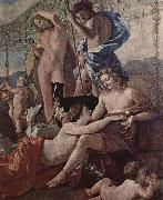 Nicolas Poussin Das Reich der Flora painting